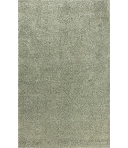 SUPERSOFT Area Rug Haze Solid Low-Pile Green 8 ft. x 10 ft. Area Rug