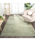 SUPERSOFT Area Rug Haze Solid Low-Pile Green 8 ft. x 10 ft. Area Rug