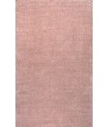 SUPERSOFT Area Rug Haze Solid Low-Pile Pink 8 ft. x 10 ft. Area Rug