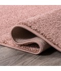 SUPERSOFT Area Rug Haze Solid Low-Pile Pink 7' Square Area Rug