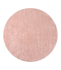 Jonathany Supersoft SEU100P Pink Area Rug 5 ft. 3 in. X 5 ft. 3 in. Round