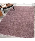 SUPERSOFT Area Rug Haze Solid Low-Pile Light Purple 8 ft. x 10 ft. Area Rug