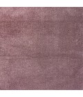 Haze Solid Low-Pile Light Purple 6' Square Area Rug