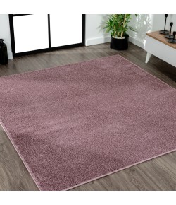 Jonathany Supersoft SEU100R Light Purple Area Rug 6 ft. 2 in. X 6 ft. 2 in. Square