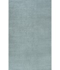 SUPERSOFT Area Rug Haze Solid Low-Pile Light Blue 8 ft. x 10 ft. Area Rug