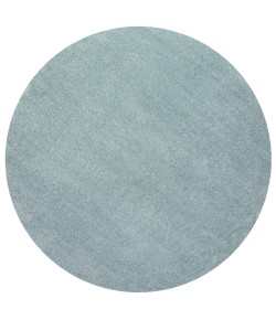 Jonathany Supersoft SEU100S Light Blue Area Rug 6 ft. 2 in. X 6 ft. 2 in. Round