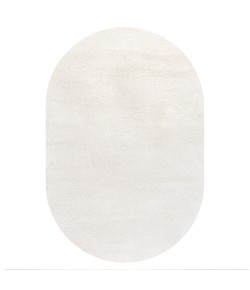 Jonathany Supersoft SEU100T Cream Area Rug 6 ft. 2 in. X 9 ft. Oval