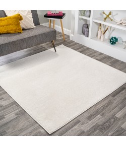 Jonathany Supersoft SEU100T Cream Area Rug 6 ft. 2 in. X 6 ft. 2 in. Square