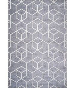 Jonathany Supersoft SEU101G Light Gray/White Area Rug 3 ft. X 5 ft. Rectangle