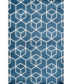 Jonathany Supersoft SEU101H Navy/White Area Rug 7 ft. 9 in. X 10 ft. Rectangle