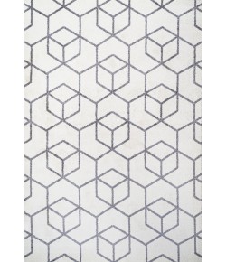 Jonathany Supersoft SEU101K White/Gray Area Rug 7 ft. 9 in. X 10 ft. Rectangle