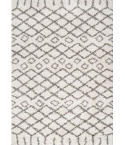Jonathany London Shag SHG104A Beige/Dark Gray Area Rug 4 ft. X 6 ft. Rectangle