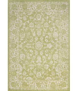Jonathany Santa Monica SMB100D Green/Cream Area Rug 3 ft. 11 in. X 6 ft. Rectangle