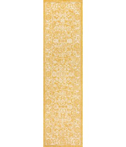 Jonathany Santa Monica SMB100E Yellow/Cream Area Rug 2 ft. 2 in. X 8 ft. Runner