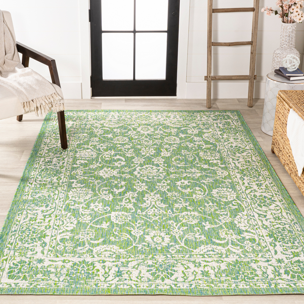 Green area rugs discount