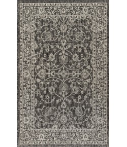 Jonathany Santa Monica SMB103C Black/Gray Area Rug 3 ft. 11 in. X 6 ft. Rectangle