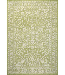 Jonathany Santa Monica SMB104D Green/Cream Area Rug 5 ft. 3 in. X 7 ft. 7 in. Rectangle