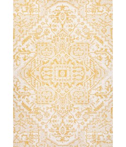 Jonathany Santa Monica SMB105H Cream/Yellow Area Rug 3 ft. 11 in. X 6 ft. Rectangle