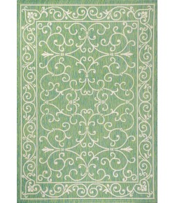 Jonathany Santa Monica SMB106K Green/Ivory Area Rug 3 ft. 11 in. X 6 ft. Rectangle
