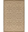 Madrid Vintage Filigree Textured Weave Beige/Brown 9 ft. x 12 ft. Indoor/Outdoor Area Rug