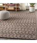 Ourika Moroccan Geometric Textured Weave Natural/Black 9 ft. x 12 ft. Indoor/Outdoor Area Rug