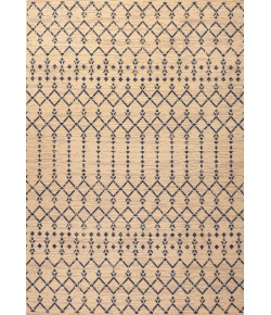 Jonathany Santa Monica SMB108H Beige/Navy Area Rug 3 ft. 1 in. X 5 ft. Rectangle