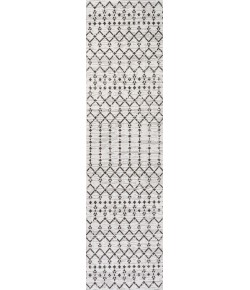 Jonathany Santa Monica SMB108I Cream/Black Area Rug 2 ft. 2 in. X 10 ft. Runner