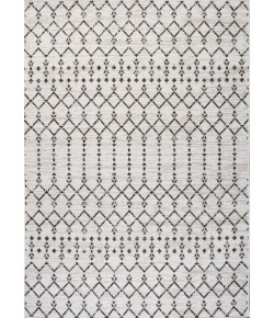 Jonathany Santa Monica SMB108I Cream/Black Area Rug 5 ft. 3 in. X 7 ft. 7 in. Rectangle