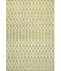 SANTA MONICA Area Rug Ourika Moroccan Geometric Textured Weave Light Green/Cream 8 ft. x 10 ft. Indoor/Outdoor Area Rug