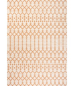 Jonathany Santa Monica SMB108O Cream/Orange Area Rug 3 ft. 1 in. X 5 ft. Rectangle