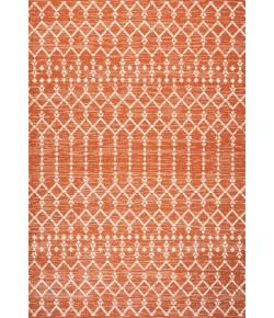 Jonathany Santa Monica SMB108P Orange/Cream Area Rug 5 ft. 3 in. X 7 ft. 7 in. Rectangle