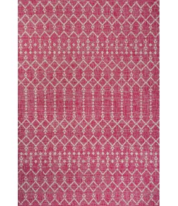 Jonathany Santa Monica SMB108Q Fuchsia/Light Gray Area Rug 9 ft. X 12 ft. Rectangle