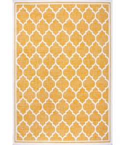 Jonathany Santa Monica SMB109F Yellow/Cream Area Rug 9 ft. X 12 ft. Rectangle