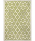 SANTA MONICA Area Rug Trebol Moroccan Trellis Textured Weave Green/Cream 8 ft. x 10 ft. Indoor/Outdoor Area Rug