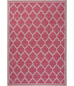 Jonathany Santa Monica SMB109H Fuchsia/Light Gray Area Rug 7 ft. 9 in. X 10 ft. Rectangle