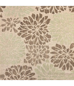 Jonathany Santa Monica SMB110A Sage/Brown Area Rug 6 ft. 7 in. X 6 ft. 7 in. Square
