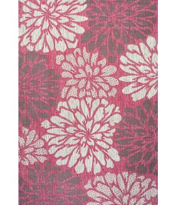 Jonathany Santa Monica SMB110F Fuchsia/Light Gray Area Rug 9 ft. X 12 ft. Rectangle