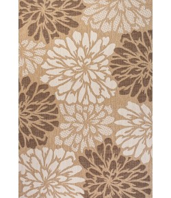 Jonathany Santa Monica SMB110I Brown/Cream Area Rug 3 ft. 11 in. X 6 ft. Rectangle