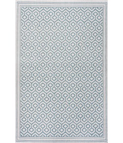 Jonathany Santa Monica SMB111A Teal/Gray Area Rug 3 ft. X 5 ft. Rectangle