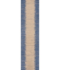 Jonathany Santa Monica SMB113A Blue/Beige Area Rug 2 ft. 2 in. X 10 ft. Runner