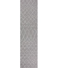Jonathany Santa Monica SMB114A Gray/Cream Area Rug 2 ft. 2 in. X 8 ft. Runner