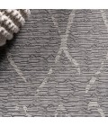 SANTA MONICA Area Rug Madaba Moroccan Trellis Gray/Cream 2 ft. x 8 ft. Indoor/Outdoor Runner Rug
