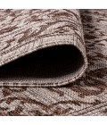 SANTA MONICA Area Rug Jerash Ornate Medallion Brown/Beige 2 ft. x 10 ft. Indoor/Outdoor Runner Rug