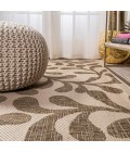 Vine All Over Brown/Beige 2 ft. x 8 ft. Indoor/Outdoor Runner Rug