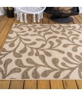 Vine All Over Brown/Beige 3 ft. x 5 ft. Indoor/Outdoor Area Rug