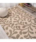 Vine All Over Brown/Beige 3 ft. x 5 ft. Indoor/Outdoor Area Rug