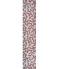 SANTA MONICA Area Rug Vine All Over Red/Beige 2 ft. x 10 ft. Indoor/Outdoor Runner Rug