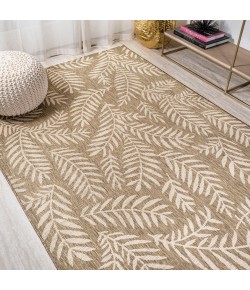 Jonathany Santa Monica SMB119A Brown/Beige Area Rug 3 ft. 11 in. X 6 ft. Rectangle