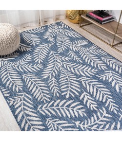 Jonathany Santa Monica SMB119B Navy/Ivory Area Rug 5 ft. 3 in. X 7 ft. 7 in. Rectangle