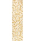 SANTA MONICA Area Rug Nevis Palm Frond Yellow/Cream 2 ft. x 10 ft. Indoor/Outdoor Runner Rug